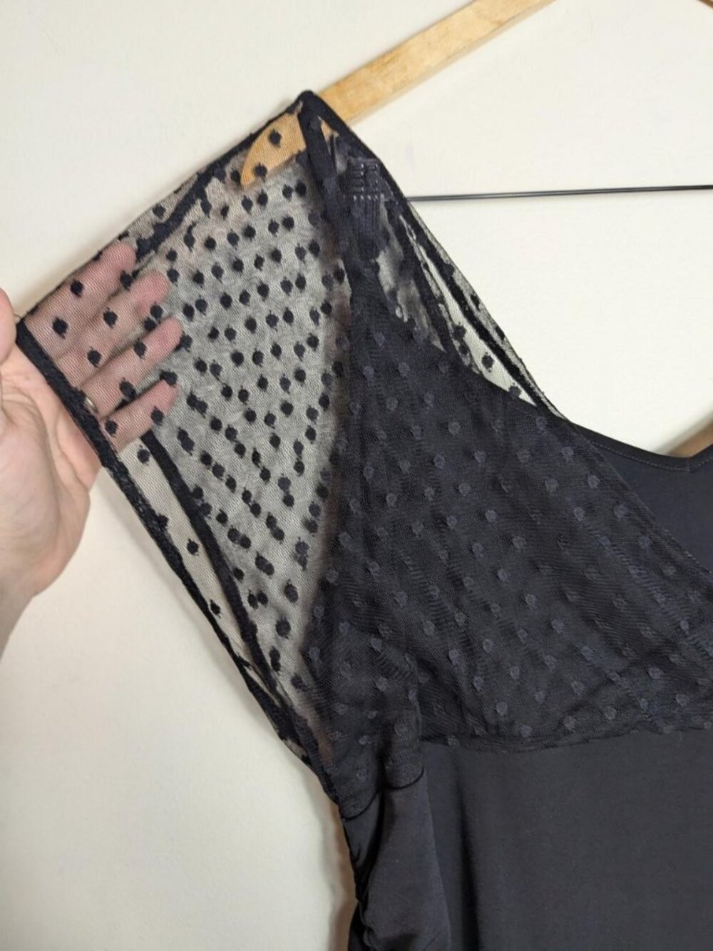 Bodycon Side Ruched Mesh